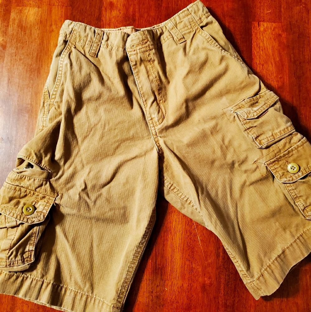 Boys khaki shorts